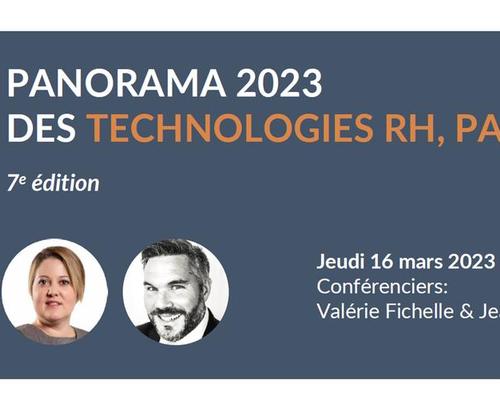 Présentation du Webinaire : Panorama 2023 des technologies RH, paie et temps